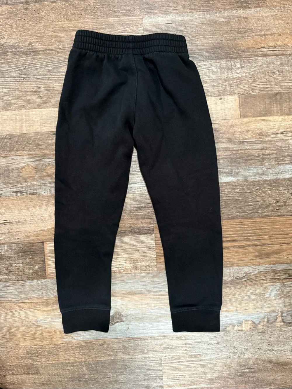 Nike Kids Black Jogger Sweatpants with White Logo Size 5-6 (M)